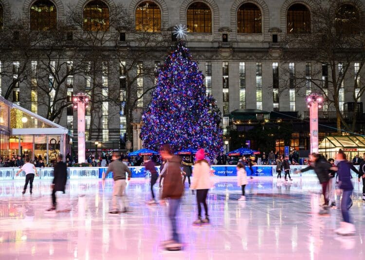 bryant park skating