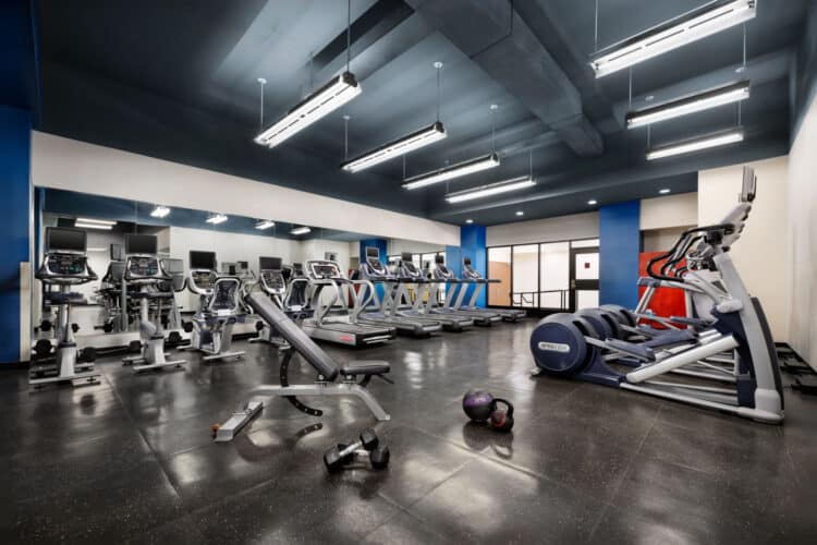 gym facilities at the new yorker hotel